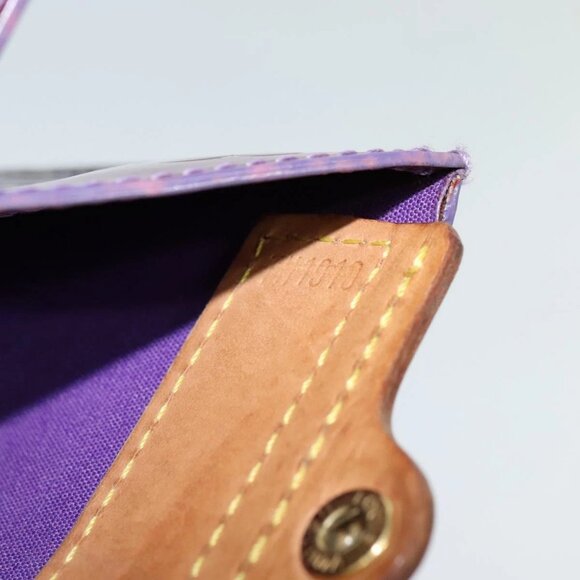 LOUIS VUITTON Monogram Vernis Stanton Tote Bag Purple Viole M91079 Auth KD074 - Picture 10 of 16